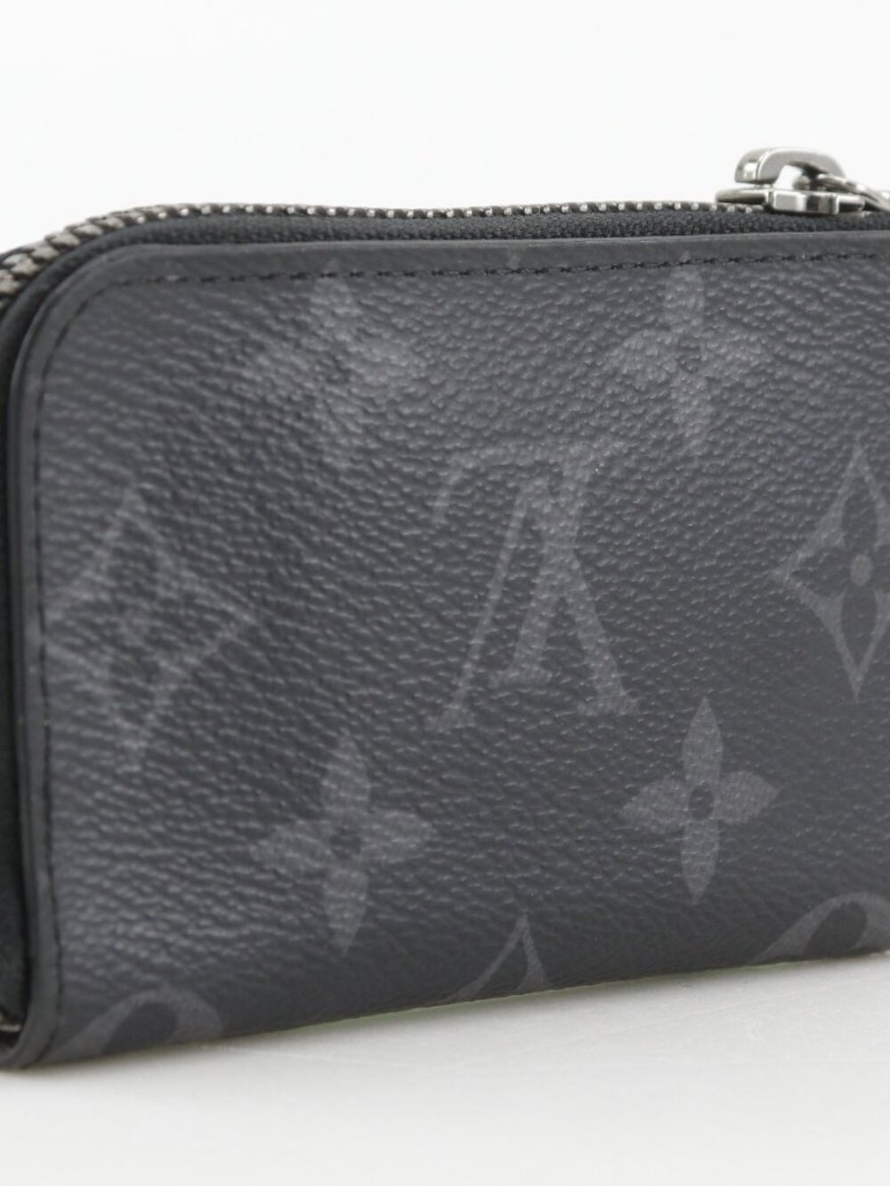 LOUIS VUITTON Portemonejour Coin Purse M63536 Monogram Eclipse black PVC mens - Picture 15 of 16
